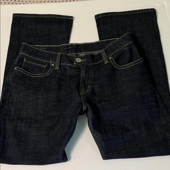 Levi's Classic Indigo Denim 542 Tilted Flare size 14 - Picture 2 of 15